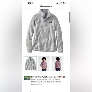 LL Bean - “Like New” pull up